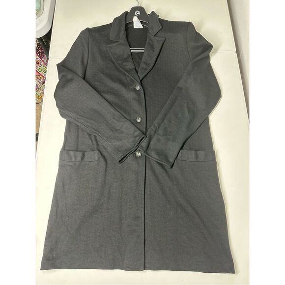 Weekenders Long Blazer Black 3 Buttons Pockets Size M - Picture 4 of 13